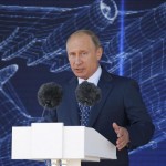 El presidente ruso, Vladimir Putin, pronuncia un discurso. EFE/Archivo