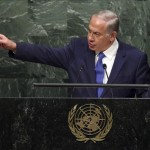 El primer ministro de Israel, Benjamin Netanyahu, interviene en la 70 Asamblea General de las Naciones Unidas en Nueva York, Estados Unidos, hoy 1 de octubre de 2015. EFE