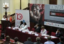 El foro "Venezuela y los derechos humanos". EFE/archivo