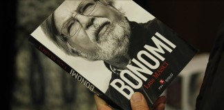 Vista de del libro "Bonomi", presentado en Montevideo (Uruguay). EFE