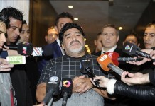 Maradona deberá permanecer en Maracaibo entre diez y doce días para su recuperación. Archivo