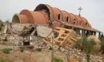 Iglesia católica destruida en Siria por el Estado Islamico, el Domingo de Resurecion del 2015