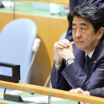 El Primer ministro japonés Shinzo Abe durante una rueda de prensa. EFE/Archivo