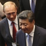 El presidente chino, Xi Jinping (d), y su homólogo ruso, Vladímir Putin (i). EFE/archivo