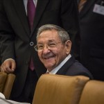 El presidente de Cuba Raúl Castro es visto durante la Asamblea General de las Naciones Unidas en Nueva York (Estados Unidos). EFE
