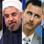 This combination made with file photos shows, from left, President Barack Obama, Iranian President Hasan Rouhani, Syrian President Bashar Assad, and Russian President Vladimir Putin. After years of estrangement, the United States and Russia are joined as partners in a bold plan to rid Syria of chemical weapons. More surprising yet, American and Iranian leaders _ after an exchange of courteous letters _ may meet in New York for the first time since the Islamic revolution swept Iran nearly 35 years ago. (AP File Photos)