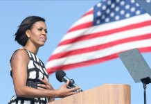 En la imagen un registro de las primera dama de EE.UU., Michelle Obama. EFE/Archivo