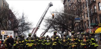 Imagen de archivo de bomberos en Nueva York (Estados Unidos). EFE/Archivo