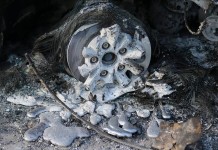 Vista de los destrozos causados por una de las explosicones en agosto pasado en China. EFE/Archivo