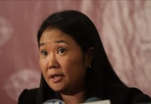 La candidata presidencial peruana Keiko Fujimori. Archivo